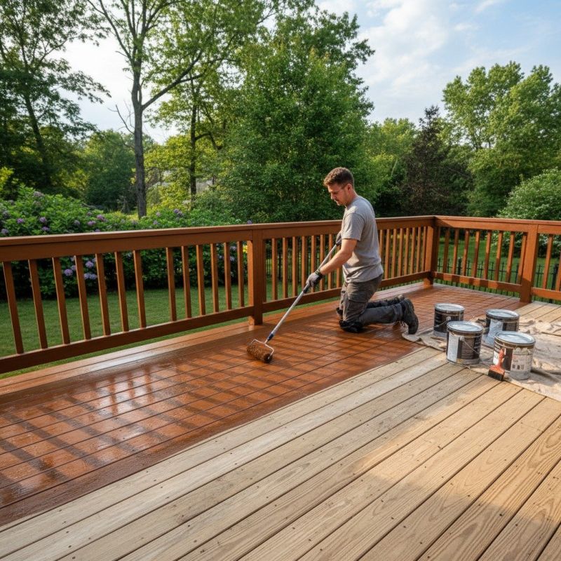 Fence, Deck, Or Porch Painting And Staining For Long-Term Durability